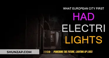 The First European City to Light Up with Electricity