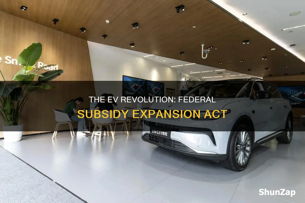 what federal legislation extended electric vehicle subsisides