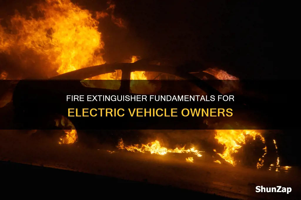 what fire extinguisher for electric vehicle