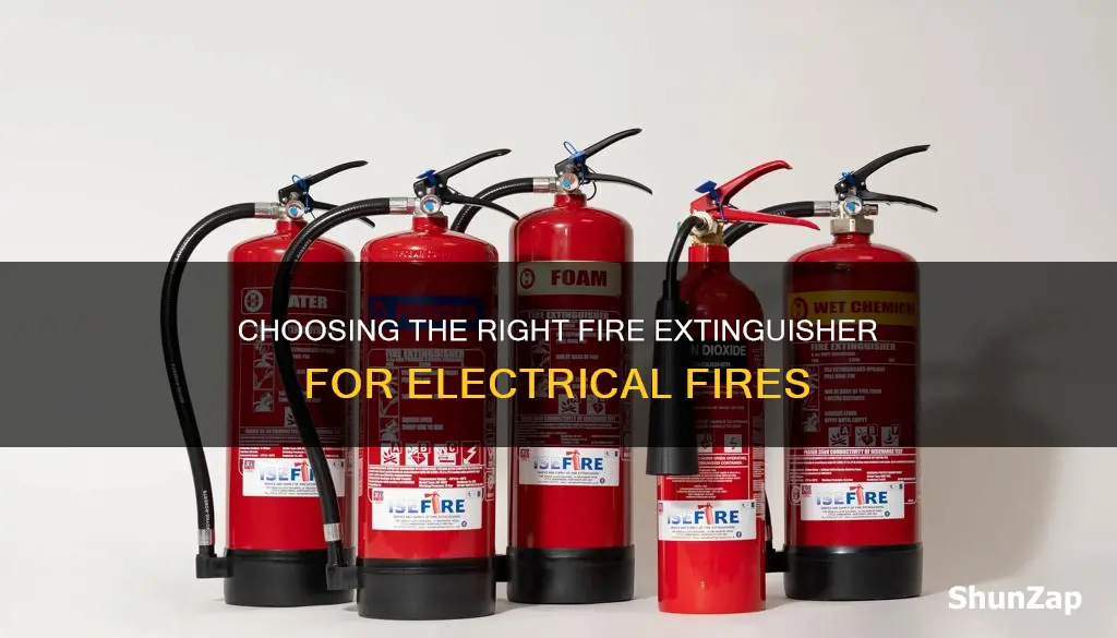 what fire extinguisher for small electrical fire