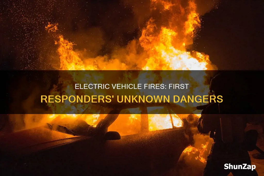 what first responders don t know about fiery electric vehicles