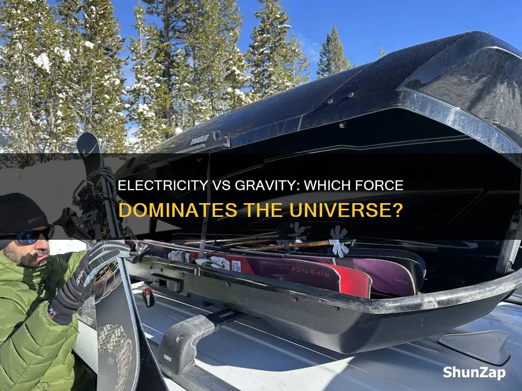 what force is stronger electrical or gravitational
