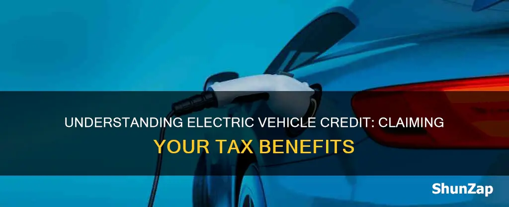 what form for electric vehicle credit