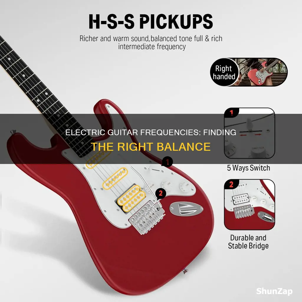 what frequency should electric guitars sit in