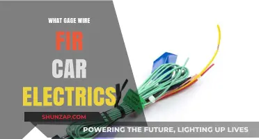 Choosing the Right Wire Gauge for Your Car's Electrical System