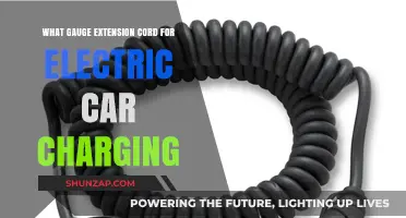 Choosing the Right Gauge Extension Cord for Electric Vehicle Charging