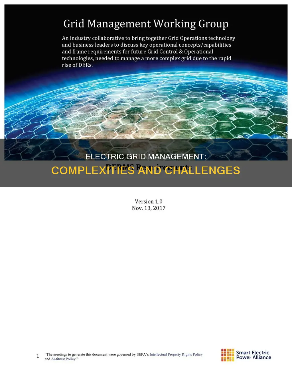 what goes in to electric grid management