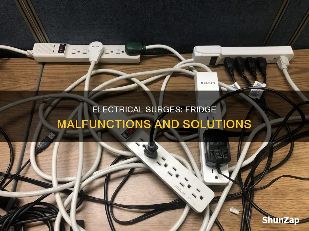 what goes wrong with electrical surge refrigerator