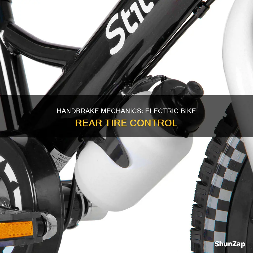 what handbrake controls the rear tire on a electric bike