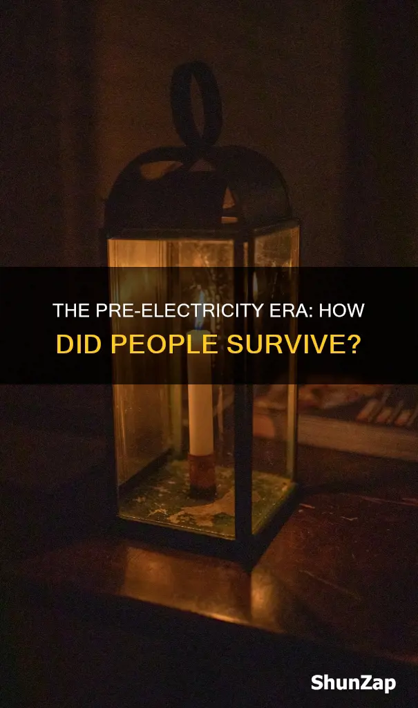 what happened before electricity came in homes