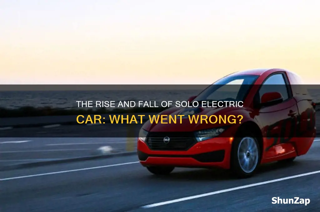 what happened to solo electric car