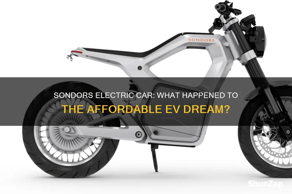 what happened to sondors electric car