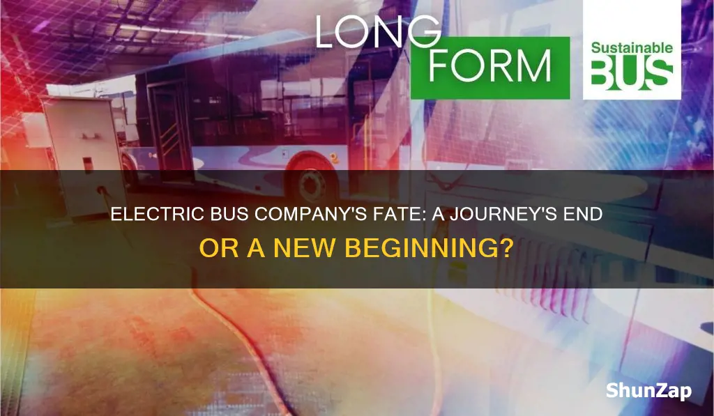 what happened to the electric bus company