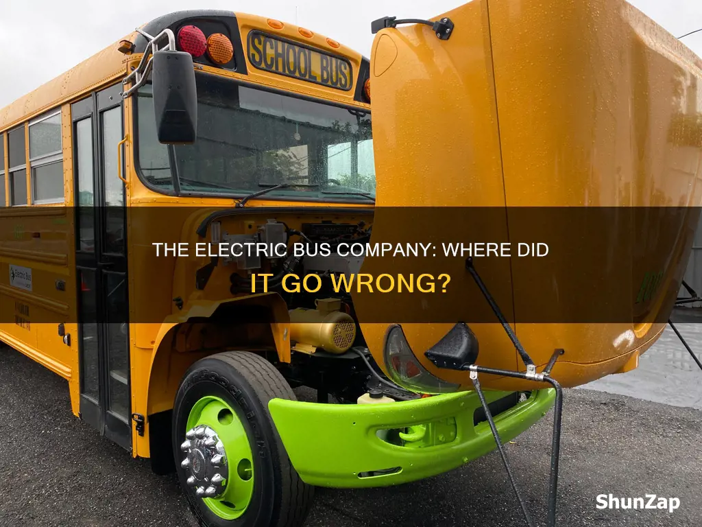 what happened to the electric bus company