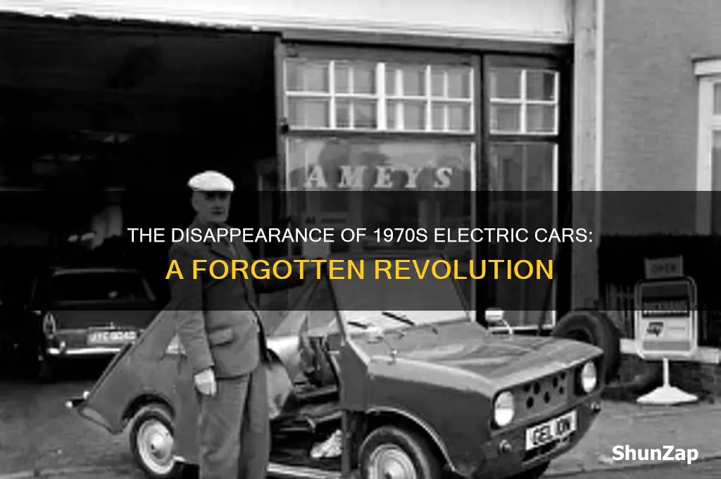 what happened to the electric cars of the seventies