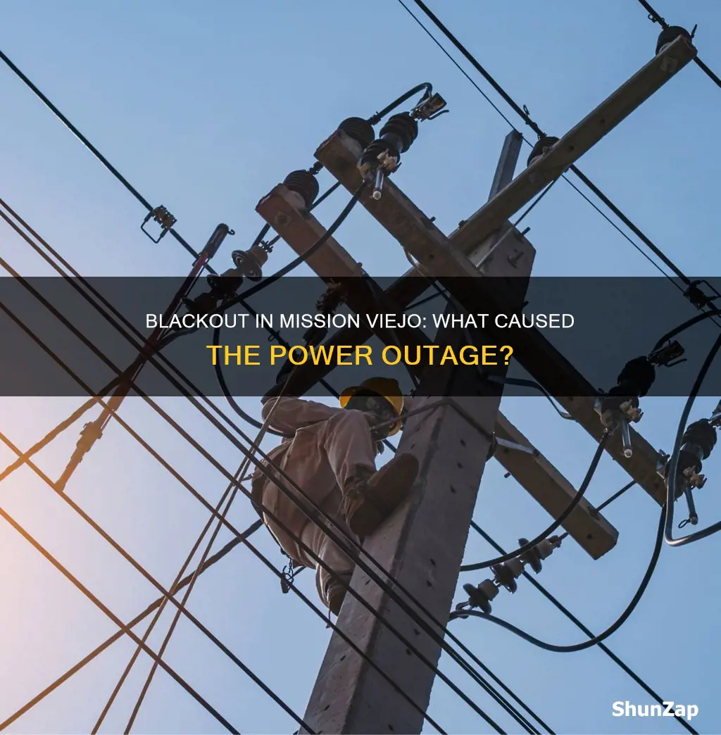 what happened with electricity in mission viejo
