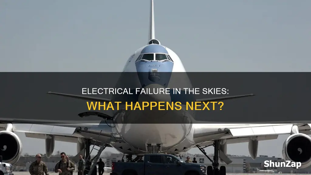 what happens if a plane loses electricity