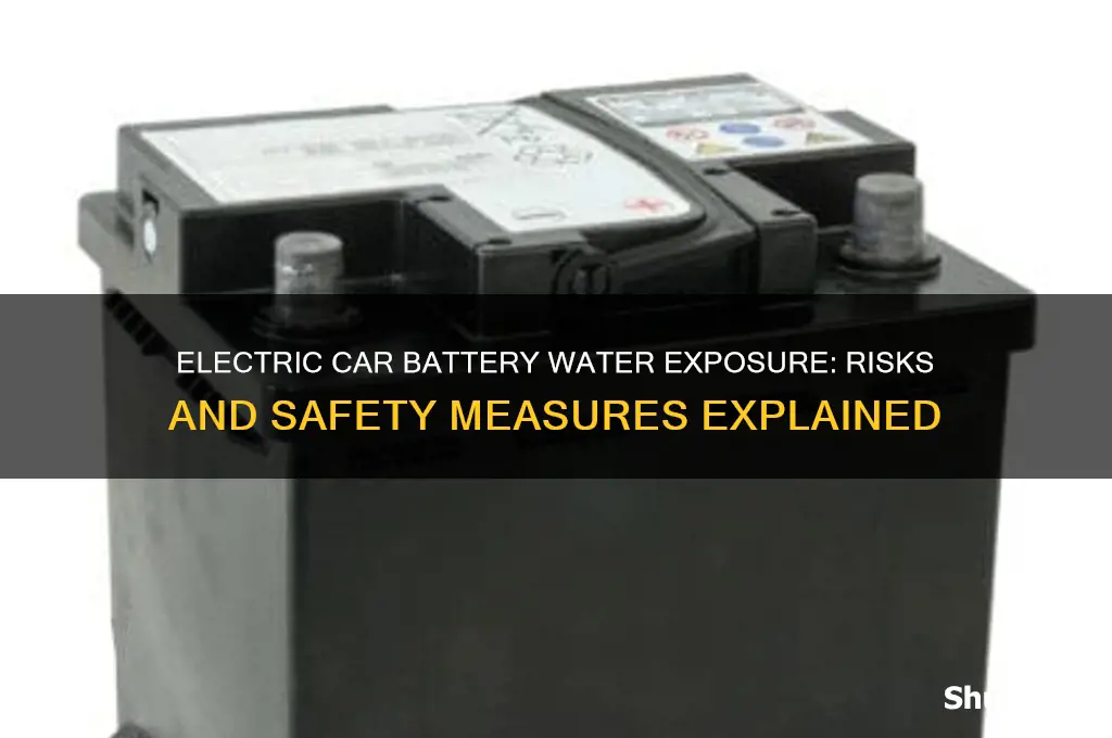 what happens if an electric car battery gets wet