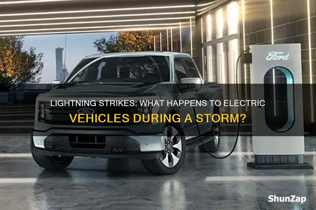 what happens if an electric car gets hit by lightning