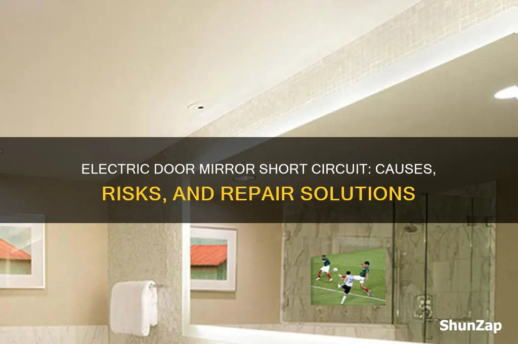 what happens if car electric door mirror shorts