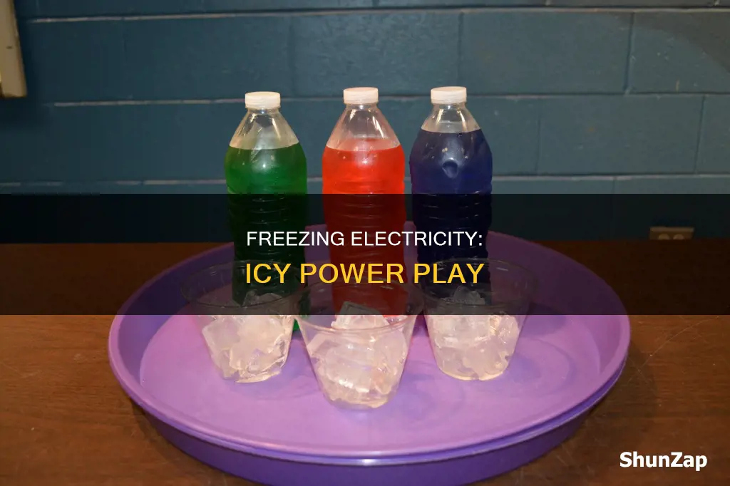 what happens if you electricity to ice