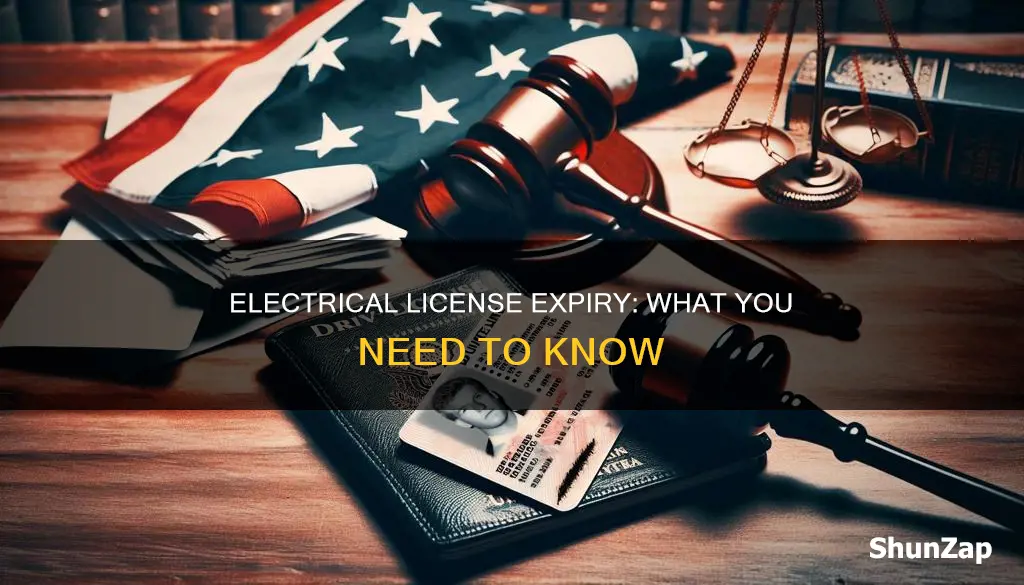 what happens if your electrical license expires