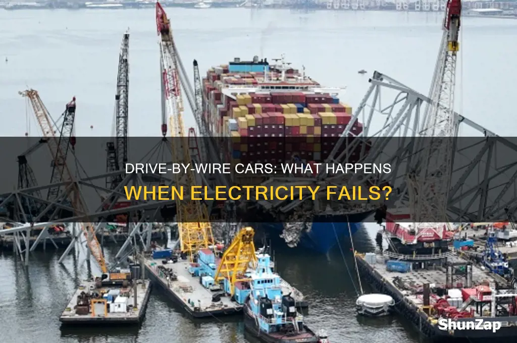what happens in a drive-by-wire car if you lose electricity