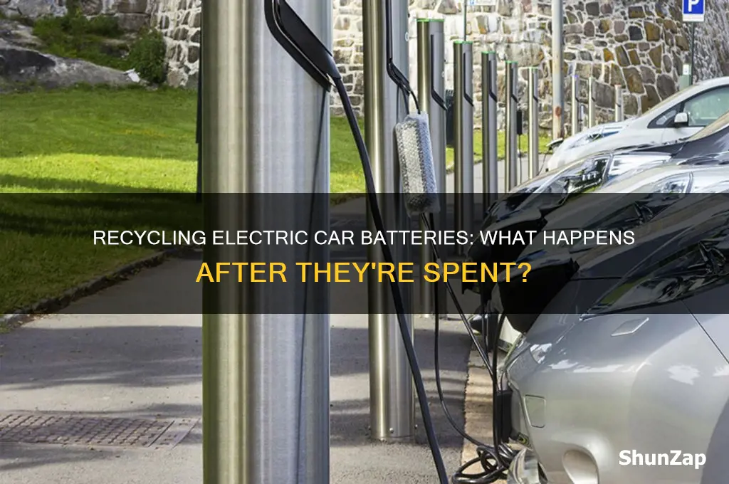 what happens to a spent electric car battery
