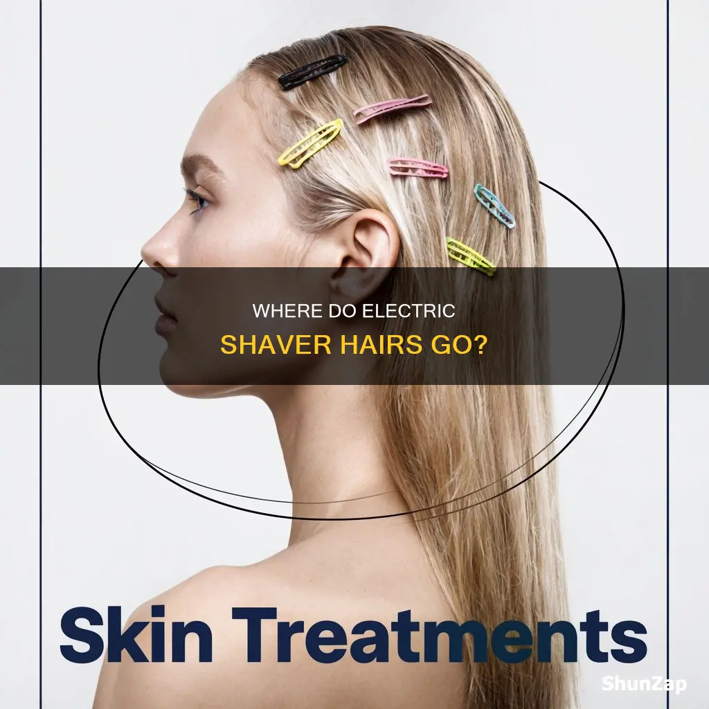 what happens to hairs from electric shaver
