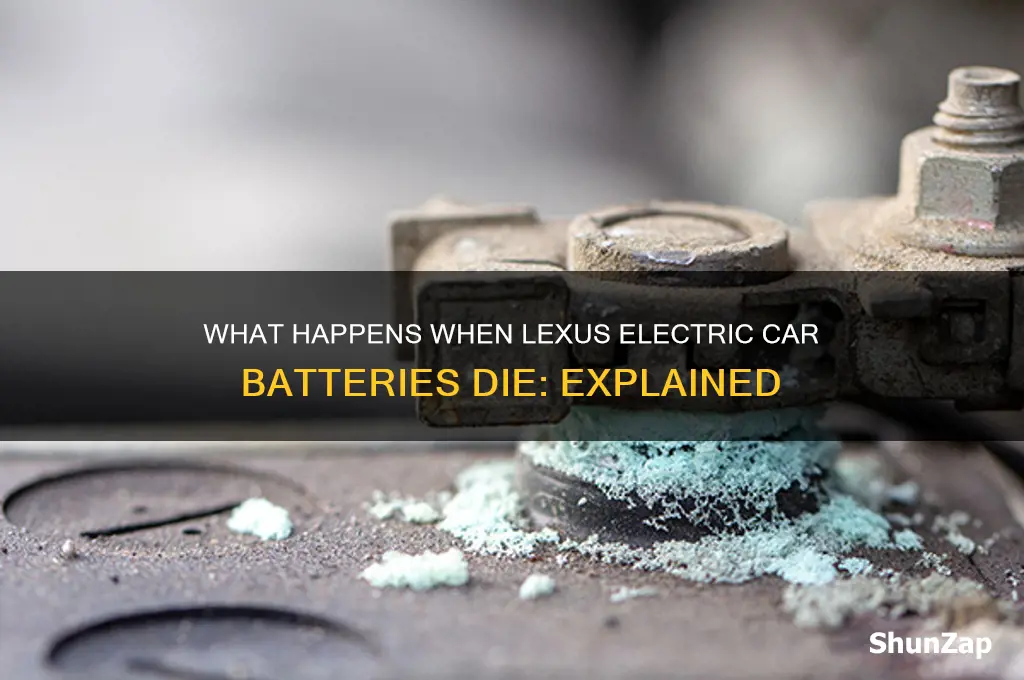 what happens when electric car batteries die lexus