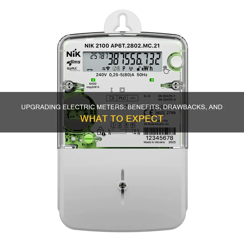 what happens when electric companies change old meters