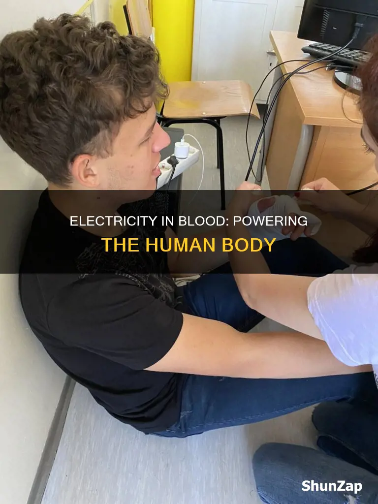 what happens when electricity flows through blood