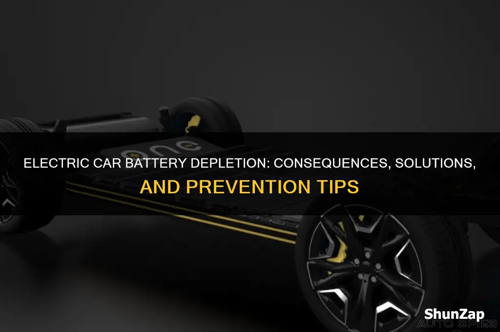 what happens when you deplete your electric car battery