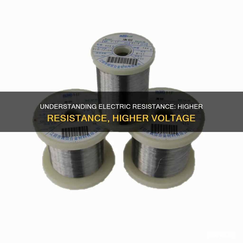 what happens when you increase electric resistance