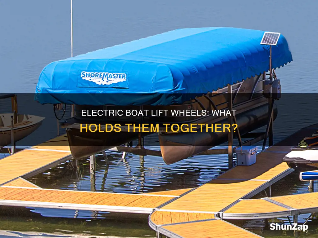 what holds a electric boat lift wheel