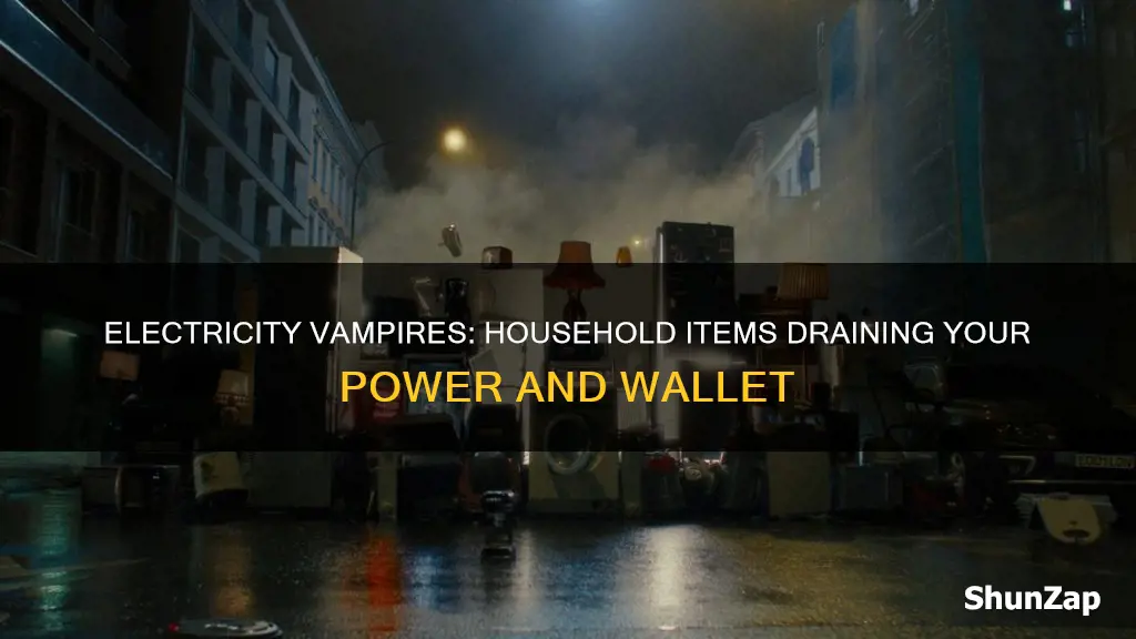 what household items pull the most electricity