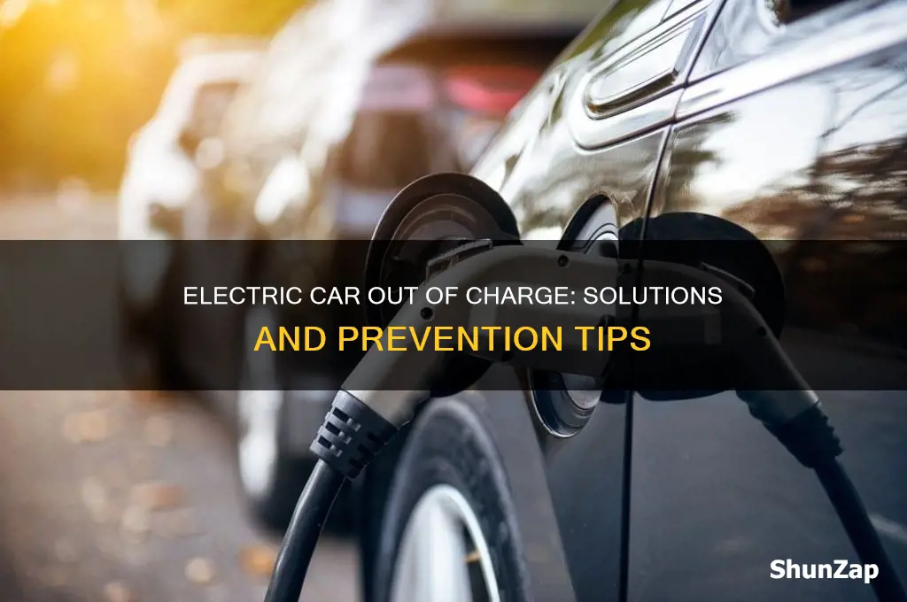 what if electric car runs out of charge