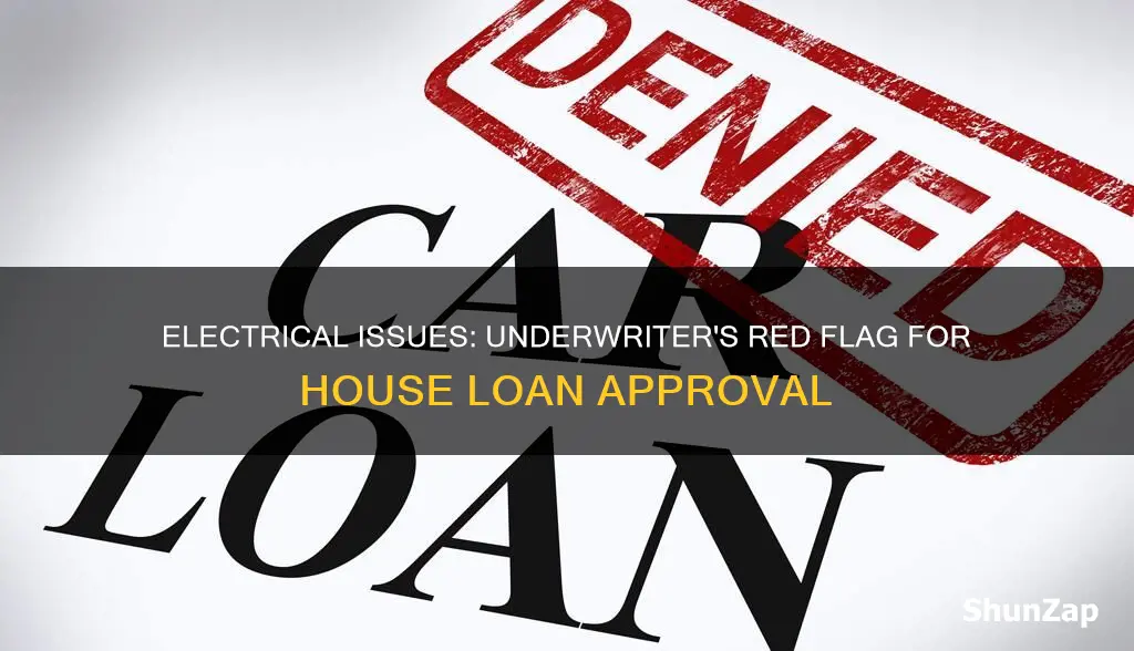 what if underwriter denies house loan electrical