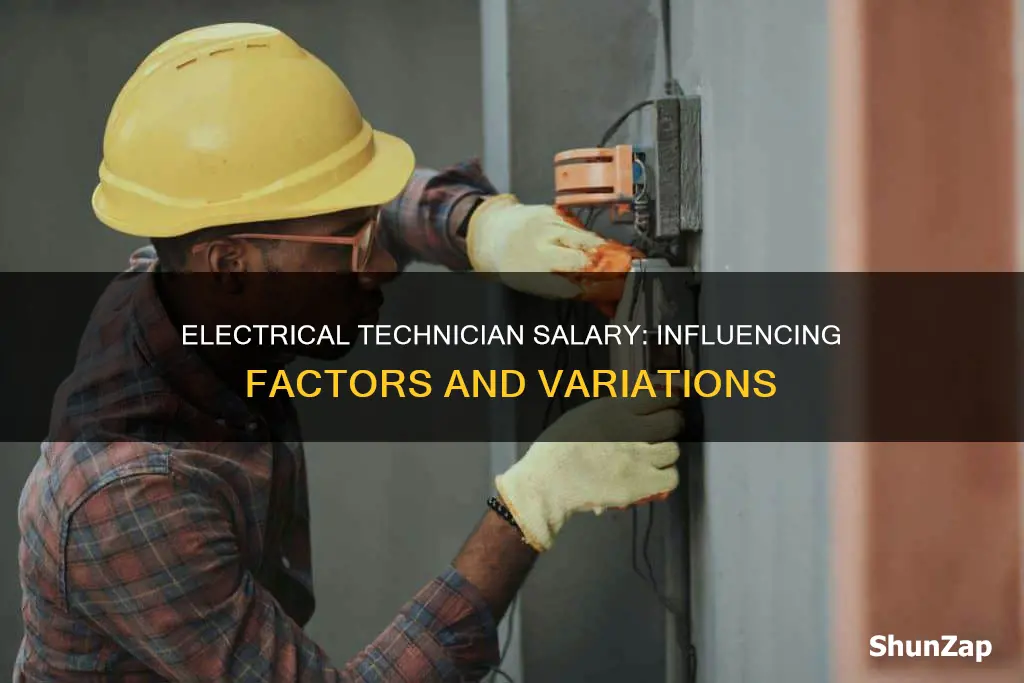 what impacts the salary of electrical technician