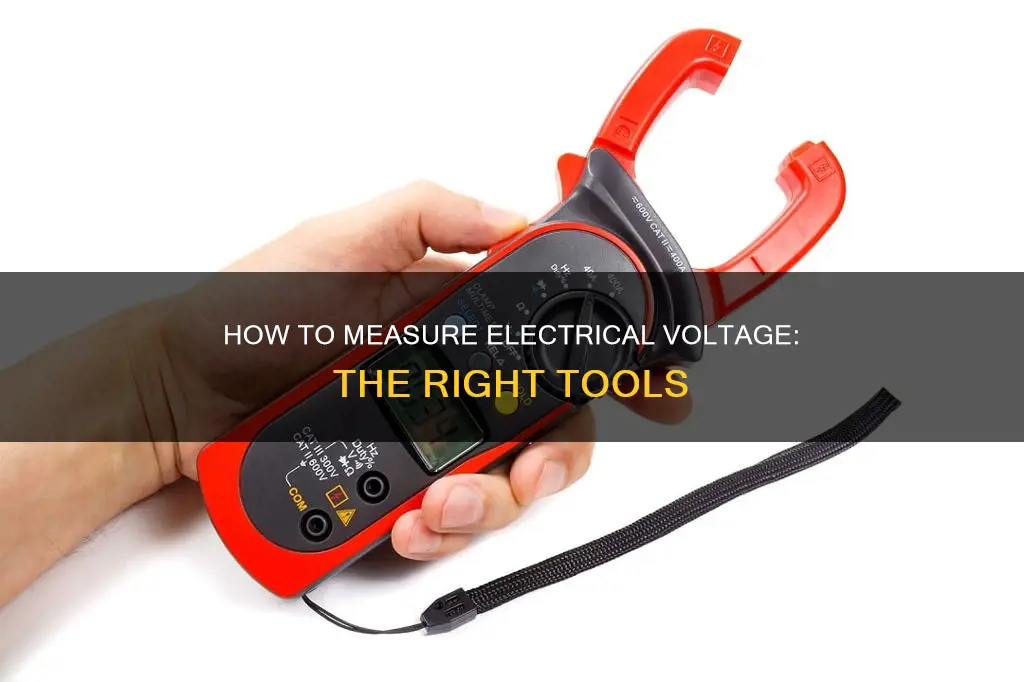 what instrument is electrical voltage measured with