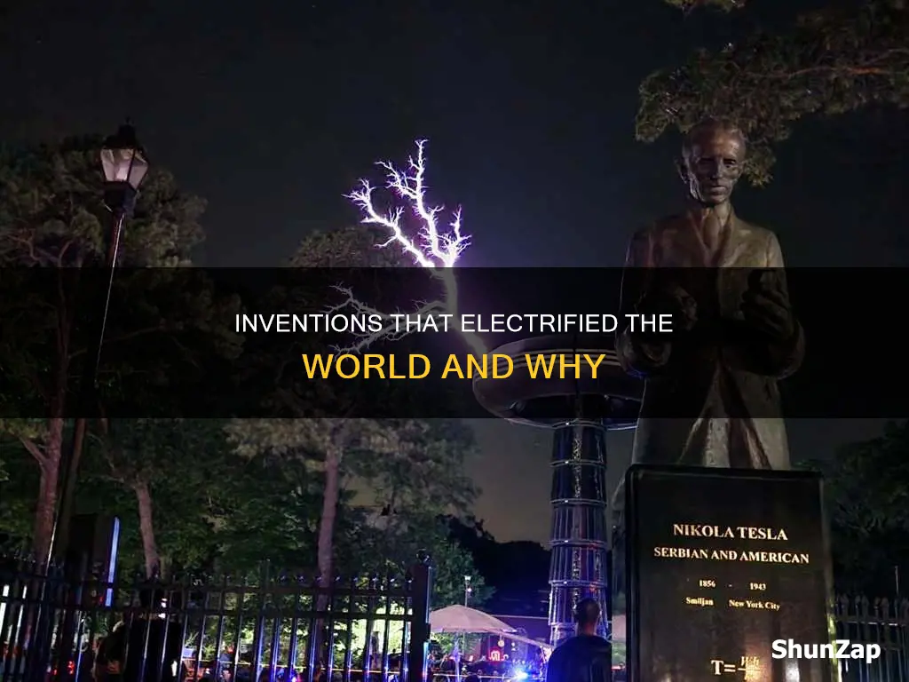 what inventions hastened the development of electricity