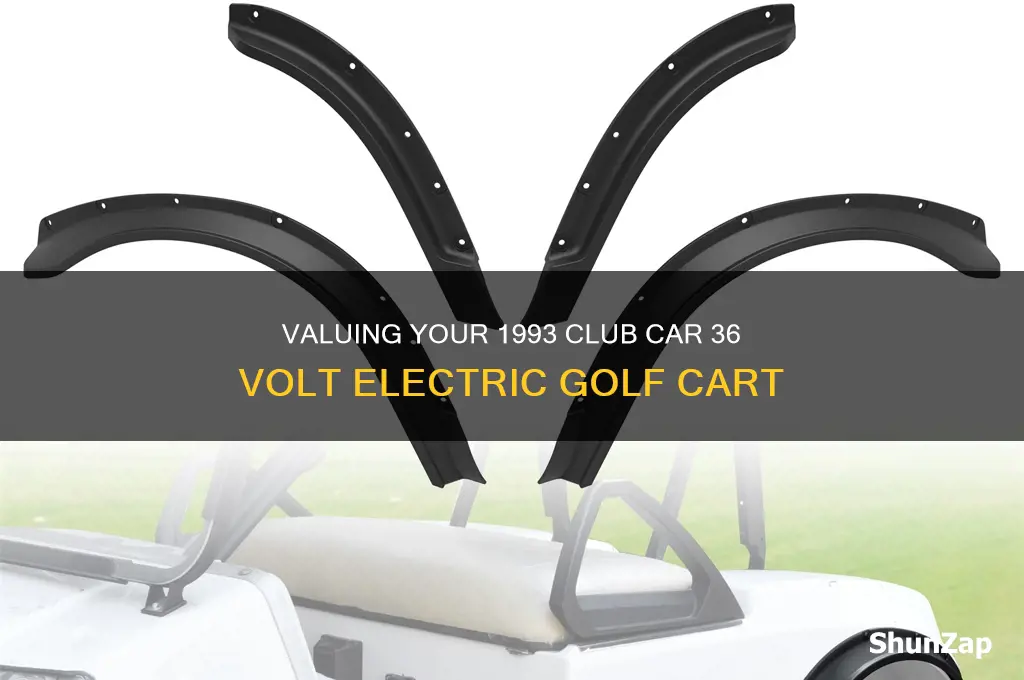 what is 1993 club car 36 volt electric worth