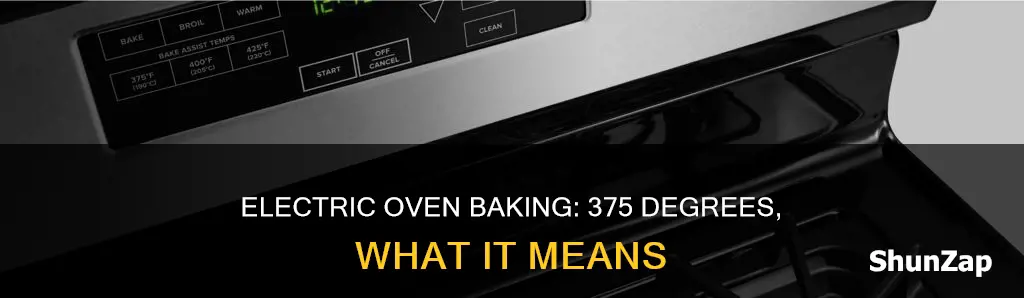 what is 375 degrees in electric oven