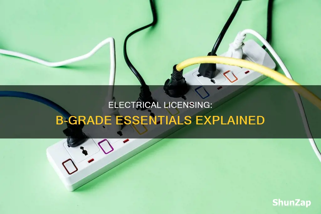 what is a b grade electrical licence