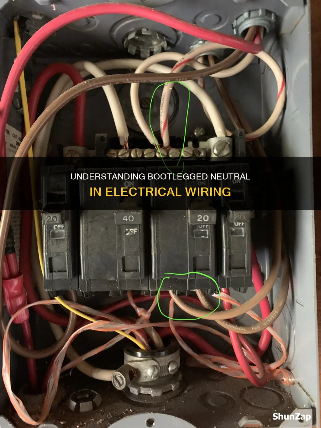 what is a bootlegged neutral in electrical