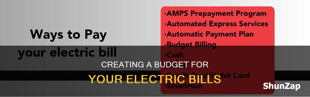 what is a budget plan for electric