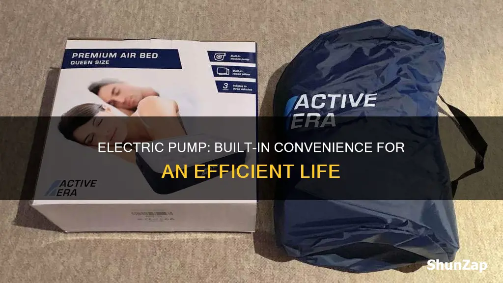 what is a built in electric pump