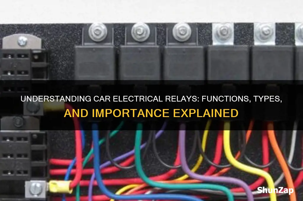 what is a car electrical relay
