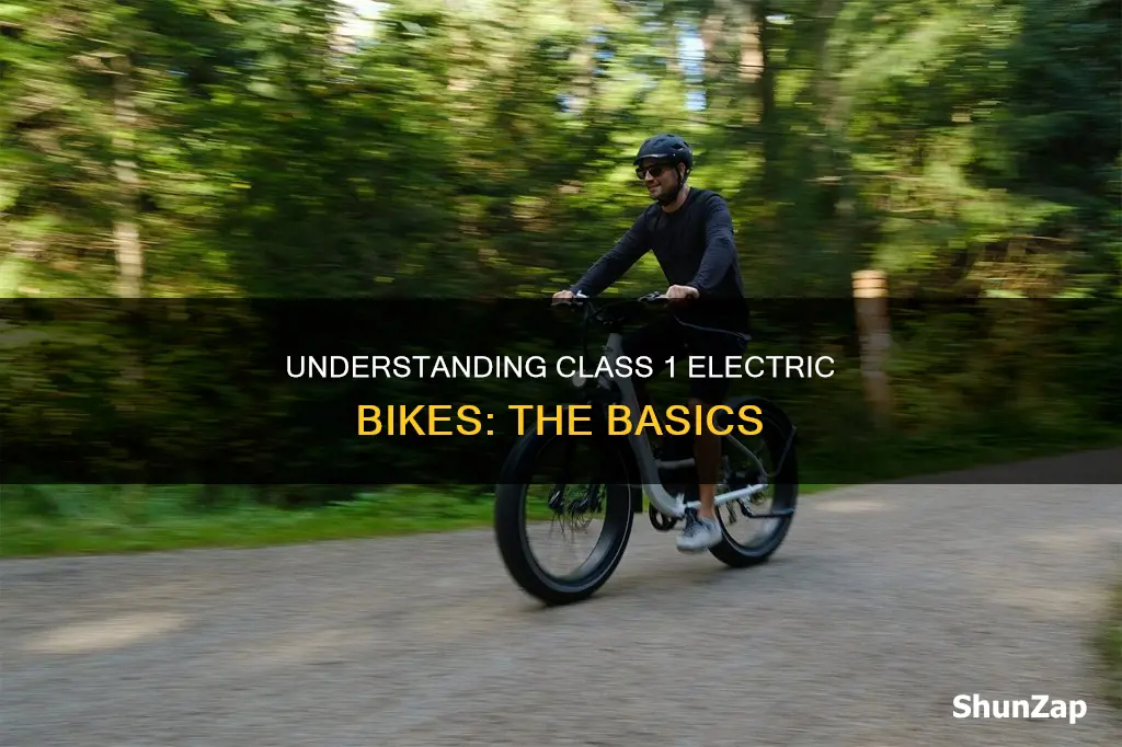 what is a class 1 electric bike