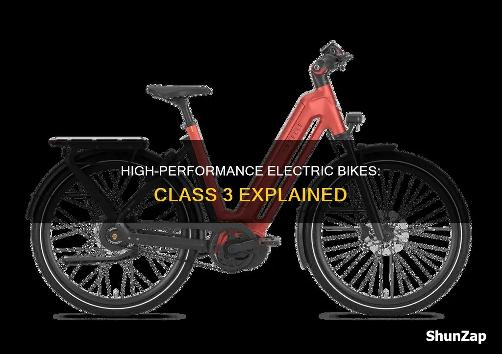 what is a class 3 electric bicycle